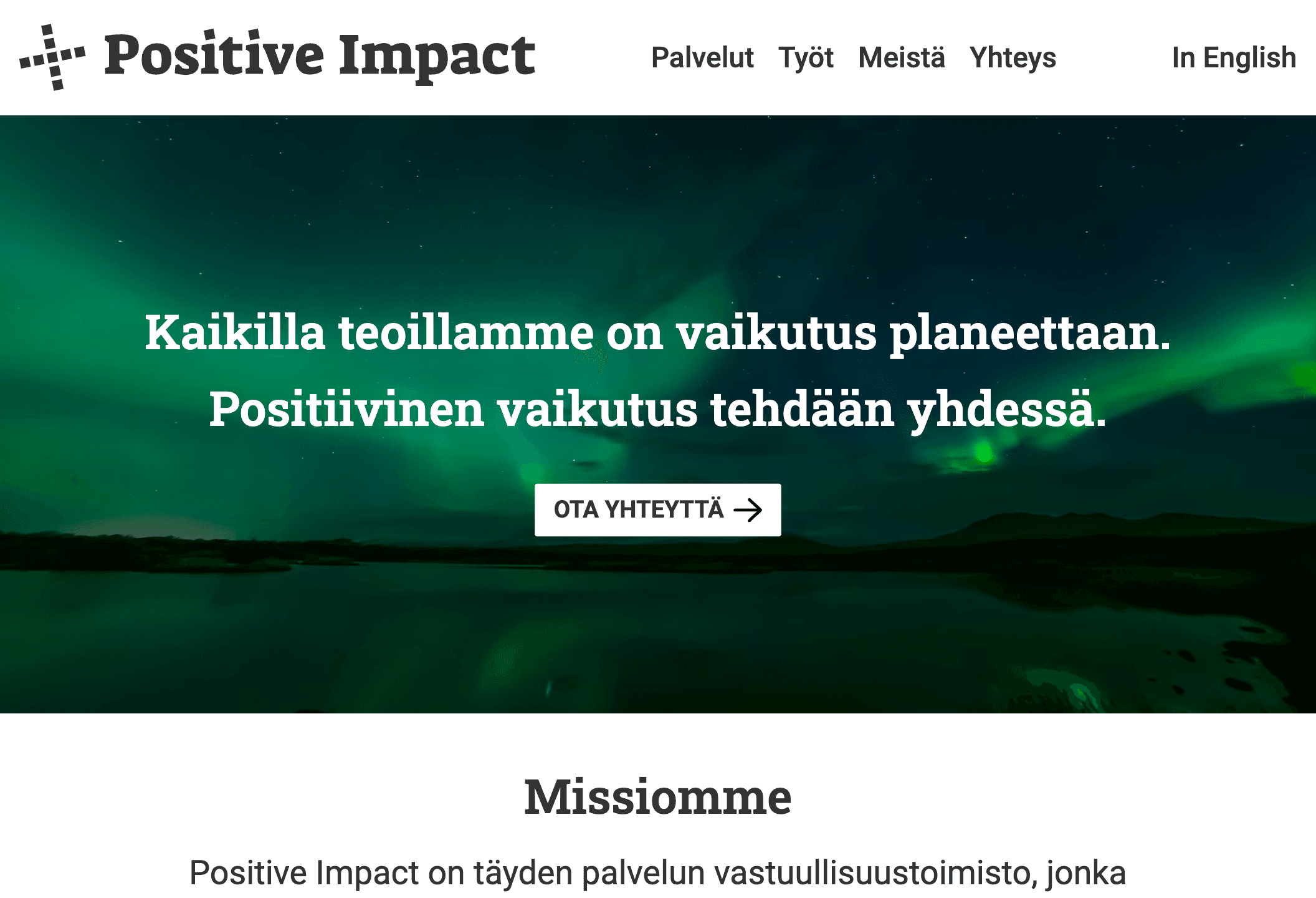 Positive Impact screenshot
