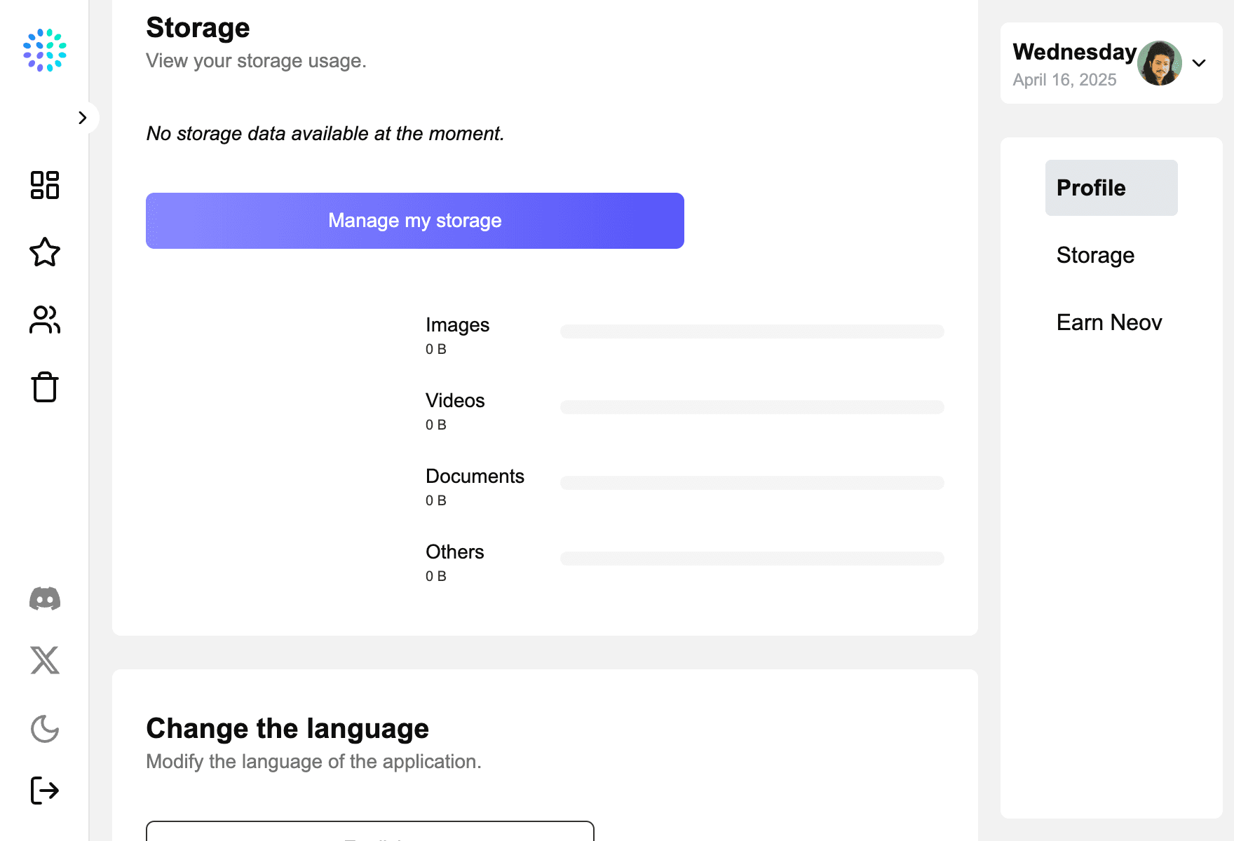 Fonctionnalités de Neova Drive